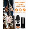 LMS Bb Clarinet Mouthpiece Kit with Case, Clarinet Mouthpiece Accessories