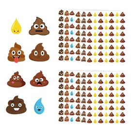 608pcs Funny Potty Training Stickers, Waterproof Potty Poo Decals for Training Kids Adult Humor Party Decorations Planners Scrapbooks Journal Reward Chart Decorate