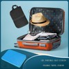SeoTin Small Travel Seat Cushion Semicircle Portable Airplane Seat Cushion