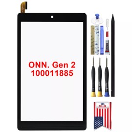 Unbranded Touch Screen Digitizer Panel For Surf Onn 8" Tablet GEN 2 100011885 2APUQW829 - Touch Screen (Only)