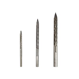 GUDINGHENG Tungsten Steel Mushroom Plug Drill Bits for Tire Repair, Tire Repair Kit, Drill Bits for Burst Tire Repair. Sizes: 3mm, 4.5mm, 6mm