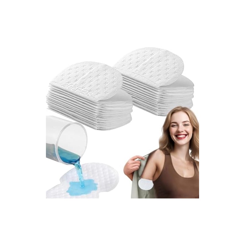 NIAWEA Kit 200pzs Almohadillas para Axilas,Parche para Axilas El Sudor,Grandes