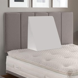 Greaton, Elevated Bed Wedge Pillow for Back Support, Acid Reflux, Leg, Neck Pain, Snoring, Triangle Pilow | Incline Shape for Improved Sleep, 7”x24”x24”, White