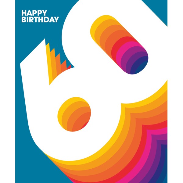 60th Birthday Card, 60th Birthday Greeting Card, Happy 60th Birthday