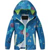 WICKHAM - chamarra impermeable para niños y niñas, con capucha