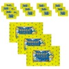 Color Deep Makeup Eraser Nature Cleansing Tissue Yellow, 18, 10 sheets / 컬러딥 메이크업 이레이져 네이처 클렌징티슈 옐로우, 18개, 10매입