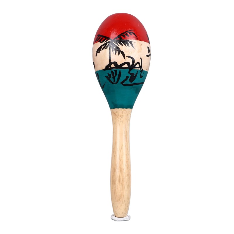 2Pcs Sand Hammer Maraca Shaker Rattle Portable Percussion Instrument Musical