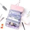 SOMIER Cosmetic Pouch, Makeup Pouch, Divider Travel Pouch, Toiletry Pouch,