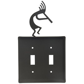 8 Inch Kokopelli Double Switch Cover