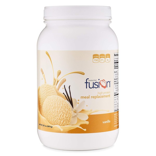 Bariatric Fusion Meal Replacement Protein 21 Serving Tub French Vanilla for Gastric Bypass & Sleeve Gastrectomy