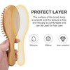 Firschoie Bamboo Hair Brush Set of 3, Hair Brushes without