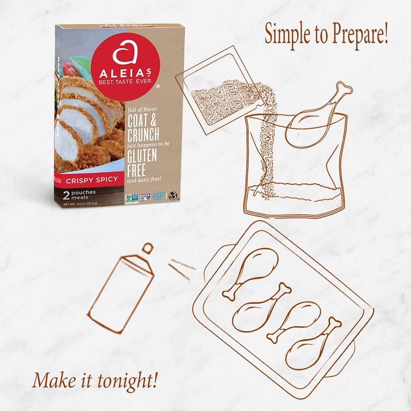 ALEIA'S BEST. TASTE. EVER. Crispy Spicy Coat & Crunch -