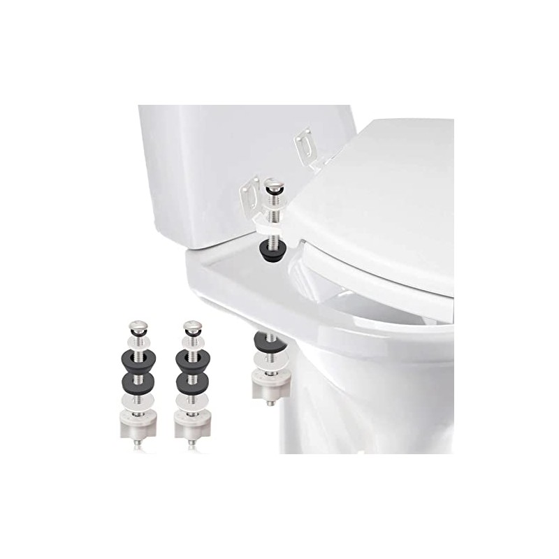 Universal Toilet Seat Hinge Bolts Kit, Heavy Duty Toilet Bolts,