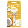 Gillette Venus ComfortGlide with Olay Coconut Womens Razor Handle +