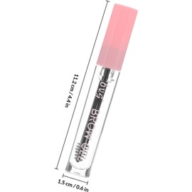 Gel para cejas en crema transparente, de larga duración y resistente al sudor, fijador natural para peinado y cuidado en el