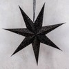 levandeo Luminous Star Black 7 Points Paper Star 60 cm