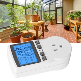 Fafeicy Termostato Digital Inteligente con Pantalla Grande Controlador de Temperatura y Temporizador para Fermentadores Invernaderos y Uso Doméstico