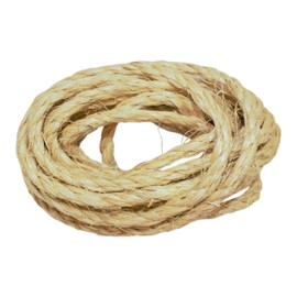SGT KNOTS Twisted Sisal Rope for Cat Tree Replacement Parts - Sisal Twine Natural Rope and Thick Twine for Crafts, DIY, Gardening, Decor, Indoor, Outdoor Use - Sisal Rope in Multiple Lengths