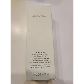 Mary Kay Private Spa Mint Bliss Energizing Lotion For Feet and Legs 3 FL OZ New