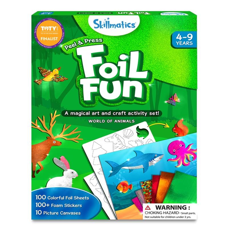 Skillmatics Foil Fun - Art & Craft Activity, Mess Free
