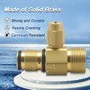 SDRZJX Brass M22 Outlet Fitting Assembly Compatible with Simpson AAA