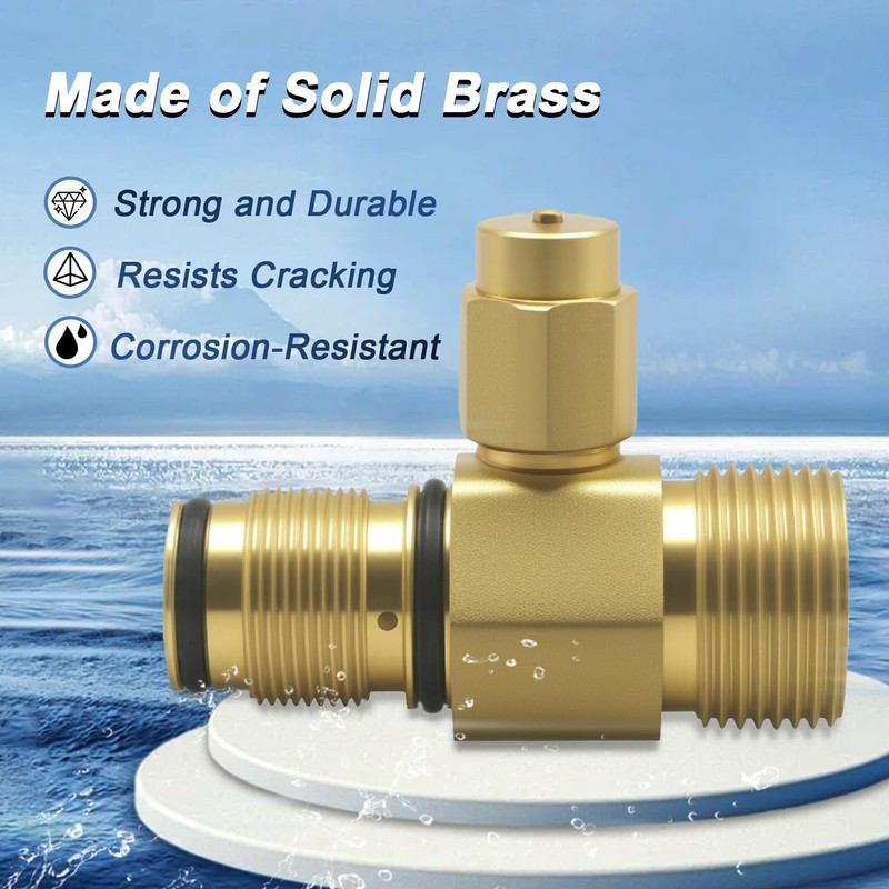 SDRZJX Brass M22 Outlet Fitting Assembly Compatible with Simpson AAA