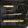 Solid Brass Pen with Retractable Refills and Bolt Action Portable