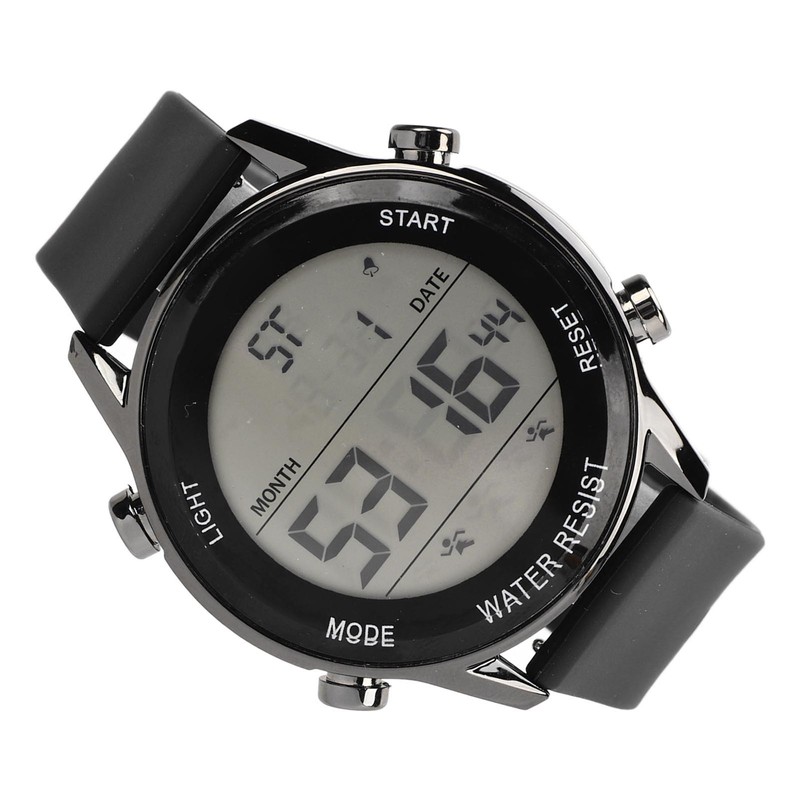 Digital Chronograph Watch WR50M Waterproof Luminous Large Screen Outdoor Sports
