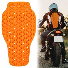 Motorcycle Back Protector, Motorcycle Back Protector, Motorcycle Protectors, Unisex Adult, Motorcycle Protectors for Motorcycle, Ski, Snowboard, 42 x 23 cm, Orange