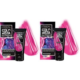 L'Oreal Colorista Makeup Party Festival Neon Pink Temporary Light Blonde Hair Colour 30ml