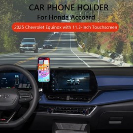 Juborre Car Phone Holder for 2020-2025 Toyota Highlander Accessories,Phone Mount for Highlander with 8-inch Screen,Hands-Free 360 Degree Rotation Dash Mount Cell Phones Holder