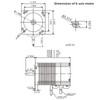 3000RPM 48V DC NEMA 24 BLDC Motor 300W 8mm Shaft