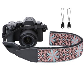 Dulphee Camera Strap, Jacquard Weave 2" Shoulder Neck Straps for All DSLR Cameras Men Women Photographers