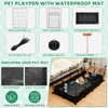 PullCrease 104 Pcs Rabbit Starter Kit Litter Box Bunny Tunnel