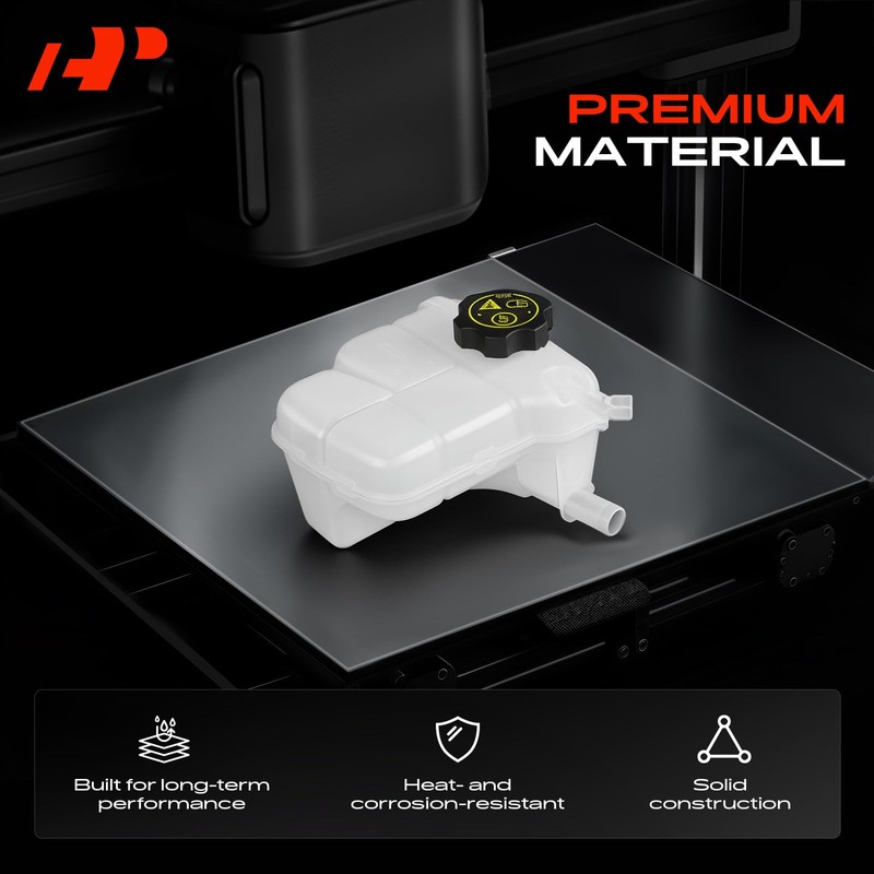 A-Premium Engine Coolant Overflow Recovery Expansion Tank [with Cap] Compatible