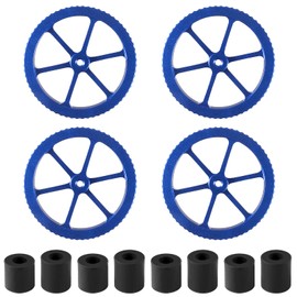 AITIAO 4Pcs Aluminum Hand Twist Leveling Nut+8pcs Heatbed Silicone Leveling Column Mounts 16mm 18mm for Ender 3/3 Pro/3 V2, Ender 5/5 Plus/5 Pro, CR-10, CR10S/10S Pro, SV01-04 3D Printer