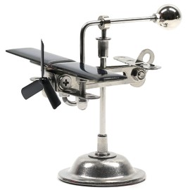 MagicTech Solar Power Windmill Black Propeller Creative Solar Car Rotating Windmill Ornaments Dynamic Interior Decoration Science Home Office Toy for Desk Physics Toy Solar Car Decoration PH12