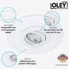 Compensation panel for recessed spotlights, diameter 15 cm, with spring