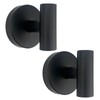 BIRDDIE Suction Cup Shower Towel Hooks, Wall Mount Robe Holder,