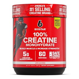 Six Star Polvo de Monohidrato de Creatina 100% - Suplemento de Monohidrato de Creatina Micronizada Sin Sabor para Rendimiento de Entrenamiento, Desarr