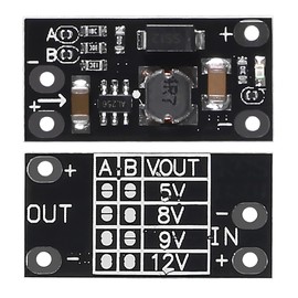 AITIAO 15PCS Mini Boost Module 3.7V to 5V 8V 9V 12V 1.5A Multi-Function Step Up Board with LED Indicator for Electronic DIY