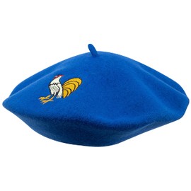 Beret France Rugby Collection - Adult One Size, blue