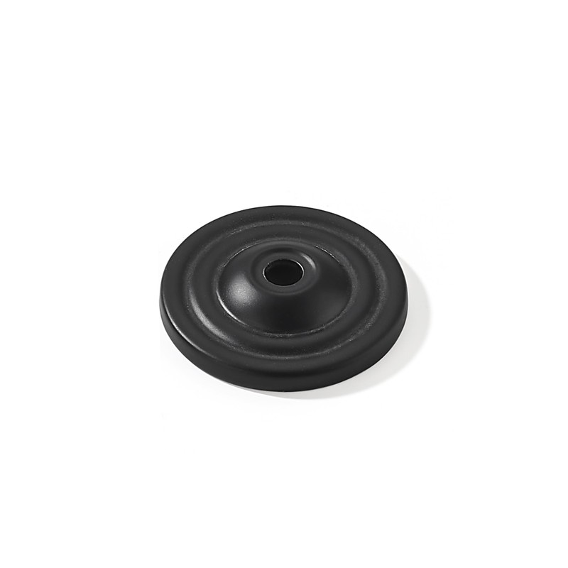 khtumeware 10 Pack 1.5 Inch Matte Black Backplate for Cabinet