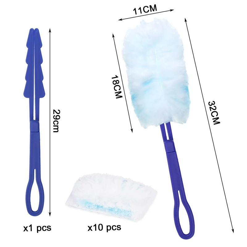 Pack of 10 Dust Magnet Refill Pack with 1 Handle,