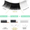 Easy Fan Lashes D-0.05-12 Self-Fanning Eyelashes for Volume Technique C