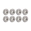 QUARKZMAN 1/4-20 UNC Hex Nut x 8 Pieces 304 Stainless