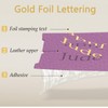 Purple Leather Bible Tabs, Laminated Bible Tabs for Women Study