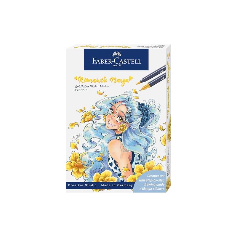 Faber-Castell Goldfaber Sketch 164701 Marker Set 13 Pieces Including Alcohol