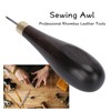Rhombus Awl 3mm Red Sandalwood Reaming Diamond Shaped Awl Professional