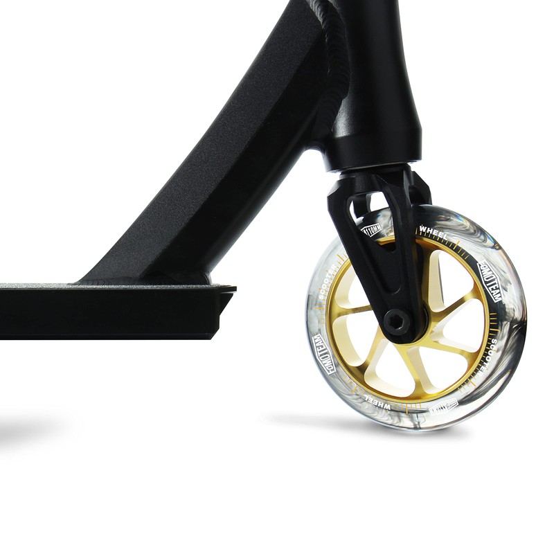 Pro Stunt Scooter Wheels 110mm24mm Watercolor Effect with ABEC-9 Bearings